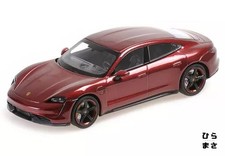 1/43 Diecast Porsche Taycan Turbo S 2020 Red Metallic Collector Model
