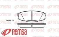 Remsa 1272.00 Bremsbelagsatz FüR Scheibenbremse Bremsbelagsatz FüR Toyota