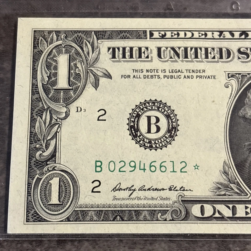 1969 $1 One Dollar STAR CGA 67 TROPHY Fr 1903-B* Elston/Kennedy SN B02946612* - Image 4 of 4