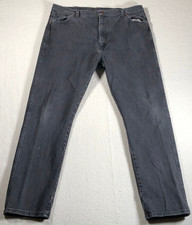 VTG 13MWZ Wrangler Men's Jeans Original Fit Cowboy Cut Black 100 Cotton 42x34