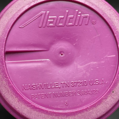 Aladdin Hot Pink Raspberry Travel Mug Cup 32 Oz Insulated w Lid USA Vintage - Picture 5 of 8