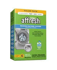 Tillafresh 6 Pack Washing Machine Cleaner Tablets | Odor & Residue Removal