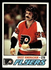1977-78 Topps Orest Kindrachuk #26 - Philadelphia Flyers - VG
