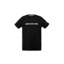 ORIGINAL BMW Motorrad T-Shirt Make Life A Ride Herren Schwarz