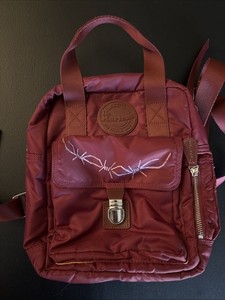 dr martens leather backpack cherry red Women's Future Looks Bright Premium Valuetainment Store Product Features Vegan design Iconic Dr Dr Marten Backpack | eBay