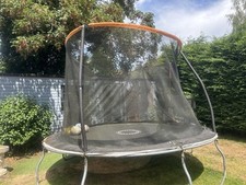 TP Trampoline Set 12 Ft Round with Outdoor Safety Net Enclosure and Ladder