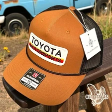 Toyota Motorsports Racing Retro Patch  Richardson 112 Rope Trucker Snapback Hat