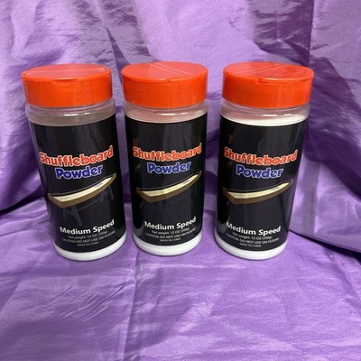 3 Pk Shuffleboard Powder Medium Speed 12 Oz NEW