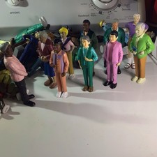 Vintage Lakeshore Block Play Senior Citizens Elderly Retired Lot Of 10 Figure