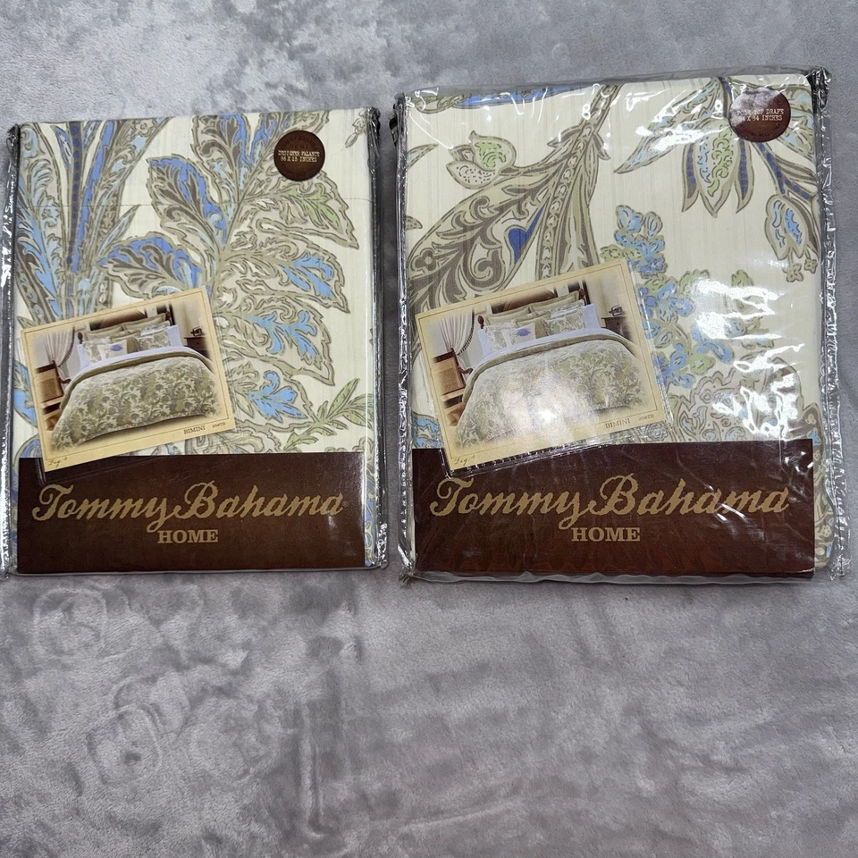 Tommy Bahama Home window Valances 5 Piece Bimini 326TB New - Image 2 of 4