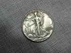 1941. Walking Liberty Half Dollar; Very Good  Details.