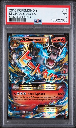 M Charizard-EX graded PSA 7 for sale on eBay