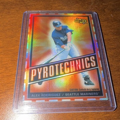 Upper Deck 2000 Ionix Pyrotechnics Alex Rodriguez P3 Seattle Mariners