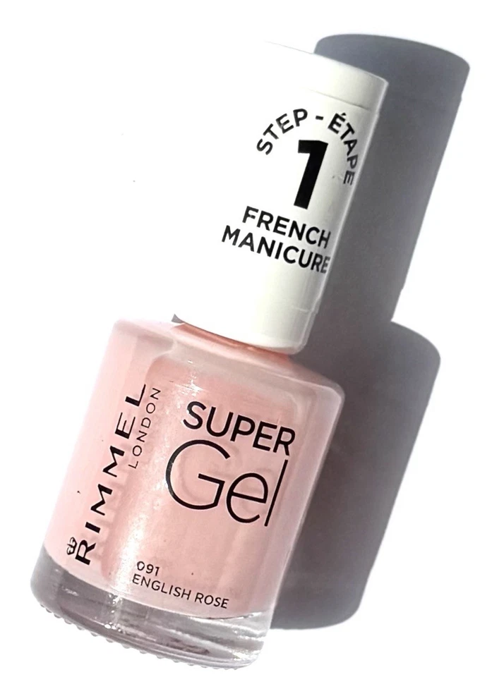 Rimmel Super Gel Nail Polish 091 English Rose 12ml - Bild 2 von 2