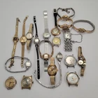 Vintage Wind-Up Women's Watches, Lot of 10, Pre-Owned, Untested (47#83)