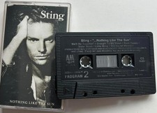 Sting - Nothing like the Sun Cassette Tape VG C41