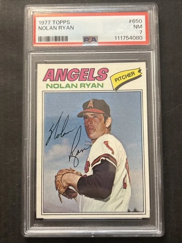 1977 Topps - Nolan Ryan #650 PSA 7