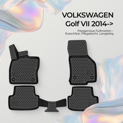 Element 3D Gummimatten Set passend für VW Golf | MK7/MK8 | Baujahr 2012-2025 |