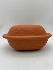 Vintage SCHLEMMERTOPF Ceramic Clay Roaster Chicken Baker SCHEURICH W Germany