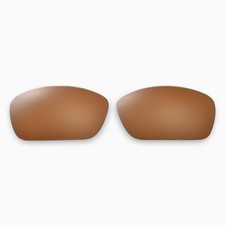 Walleva Brown Polarized Replacement Lenses For Oakley Fuel Cell Sunglasses