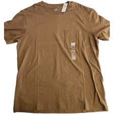 GAP Pocket T-Shirt Tee Everyday Soft Original - 100 Cotton - Brown -M New 25.