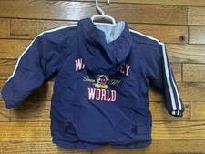 Walt Disney World Kids Small Lined Hooded Blue Jacket-Since 1971 Mickey