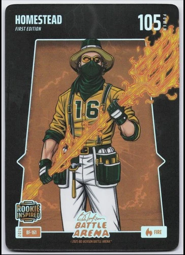 2026 Bo Jackson Battle Arena Homestead Nick Kurtz FIRE Battlefoils #BF-161