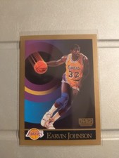 Earvin Johnson 1990-91 SkyBox #138 Los Angeles Lakers Basketball Card NBA NM 