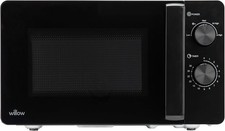 Image of Willow WM20MB 20L 800W Manual Solo Microwave Oven – Compact Countertop Microwave