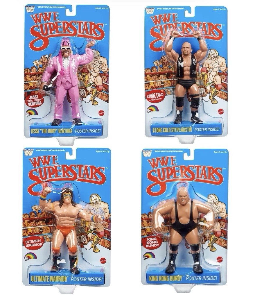 Mattel LJN WWE Superstars Series 2 Complete Set In Stock Ready To