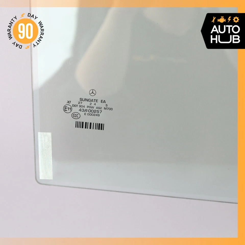 14-20 Mercedes W222 S550 S63 AMG Puerta trasera derecha pasajero ventana vidrio OEM Foto 3 de 4