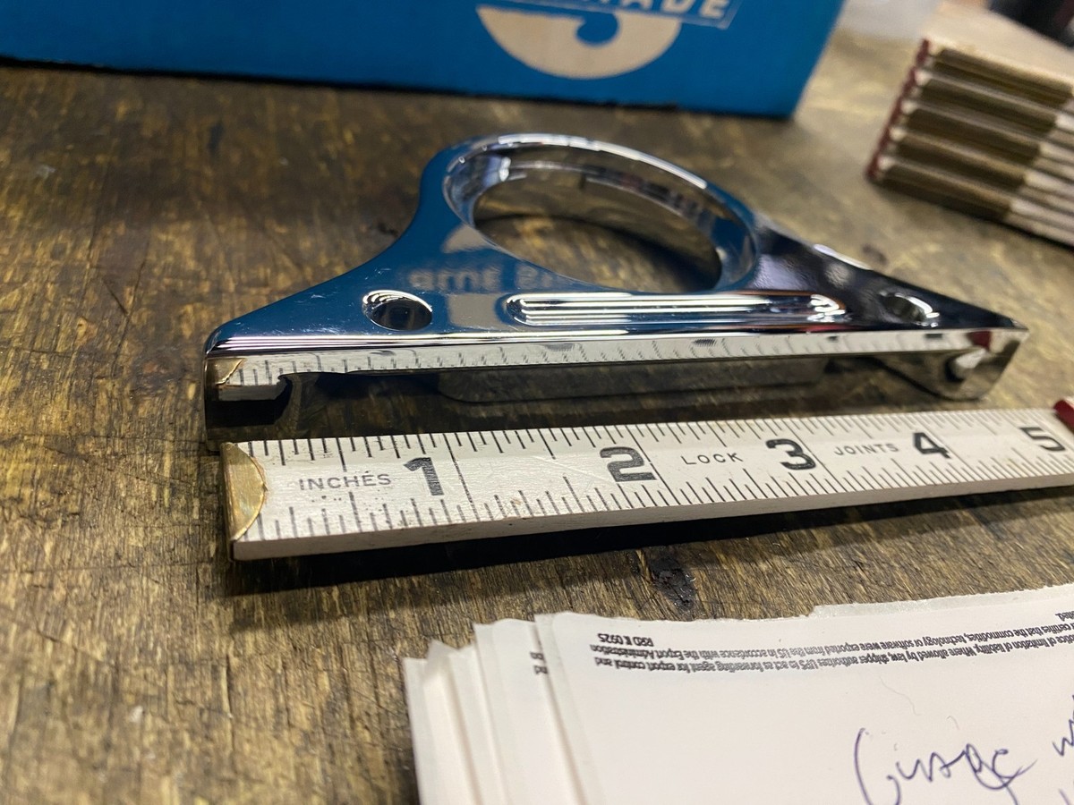 Harley Mini Gauge Bracket riser Mount 1.5 Custom Softail Sportster