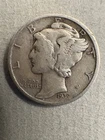 1937 S Mercury Dime In Fine Condition.
