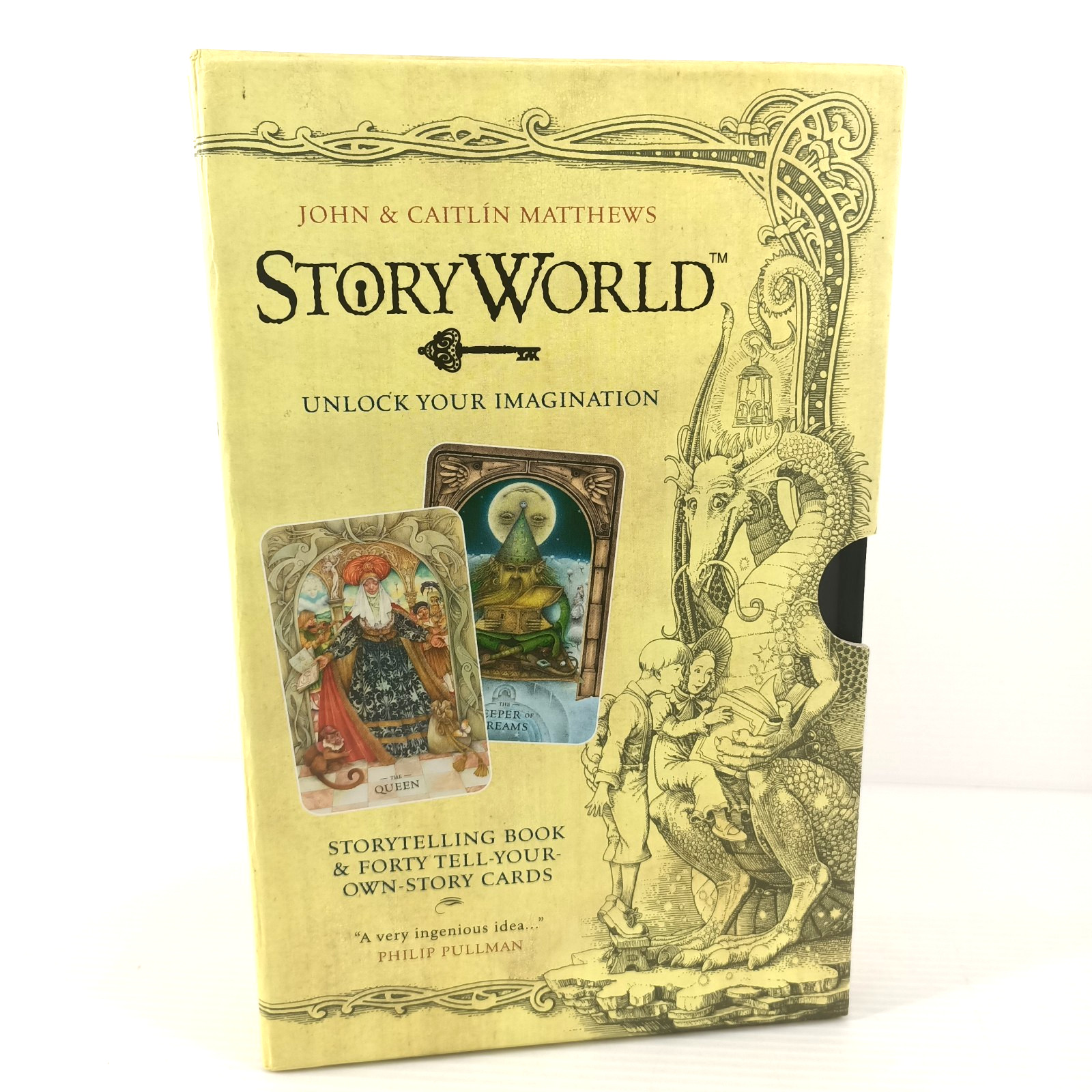 Story World John & Caitlin Matthews Storytelling Book + 40 Story Cards