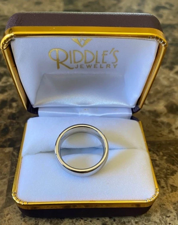 Anillo Triton Tungsteno Tc 850 para hombre 8 mm talla 8 Foto 2 de 2