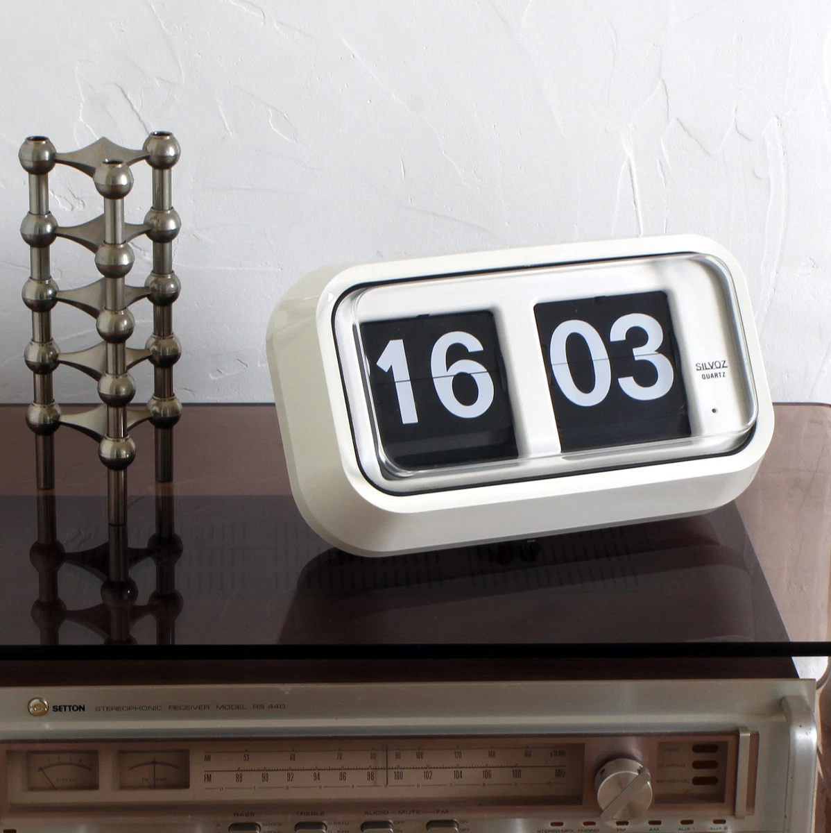 Horloge Murale à Quartz Silvia - Bois - Vintage - Fonctionnelle