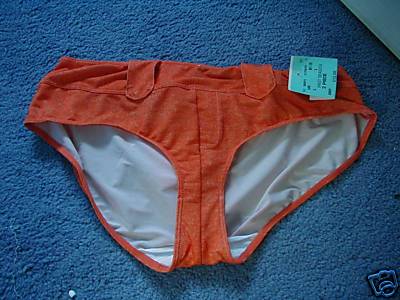 SIXTY EIGHT SO BRIGHTON ORANGE SLIP & TANGA LARGE 16/18 NEU UVP £12,00