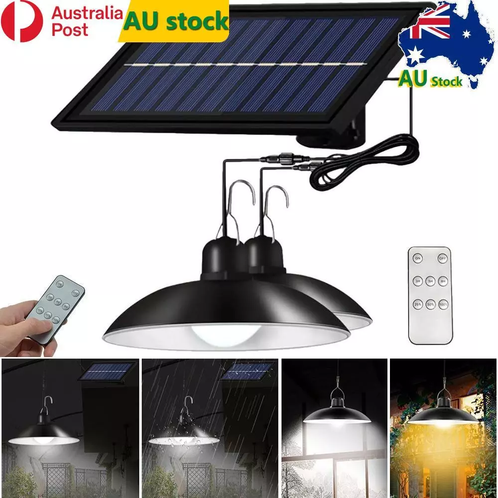 Led solar cheap pendant lights