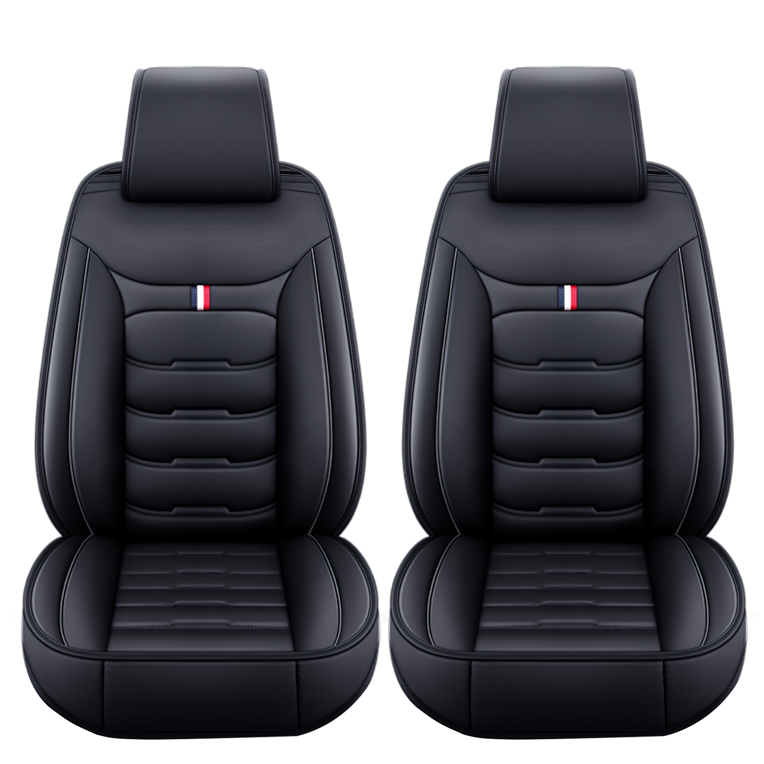 For Audi A3 A4 A5 A6 Front Car Seat Cover 2Seats PU Leather Cushion