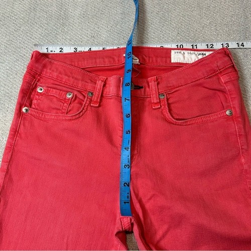 Rag & Bone Women's Zipper Jeans Size 27 Light Red Pants Casual - Picture 2 of 13