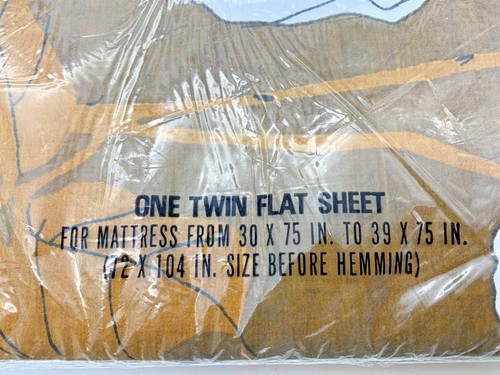 1974 NOS Vera Neumann Burlington 1 TWIN FLAT sheet A Rose is a... /1 coord avail - Picture 23 of 28