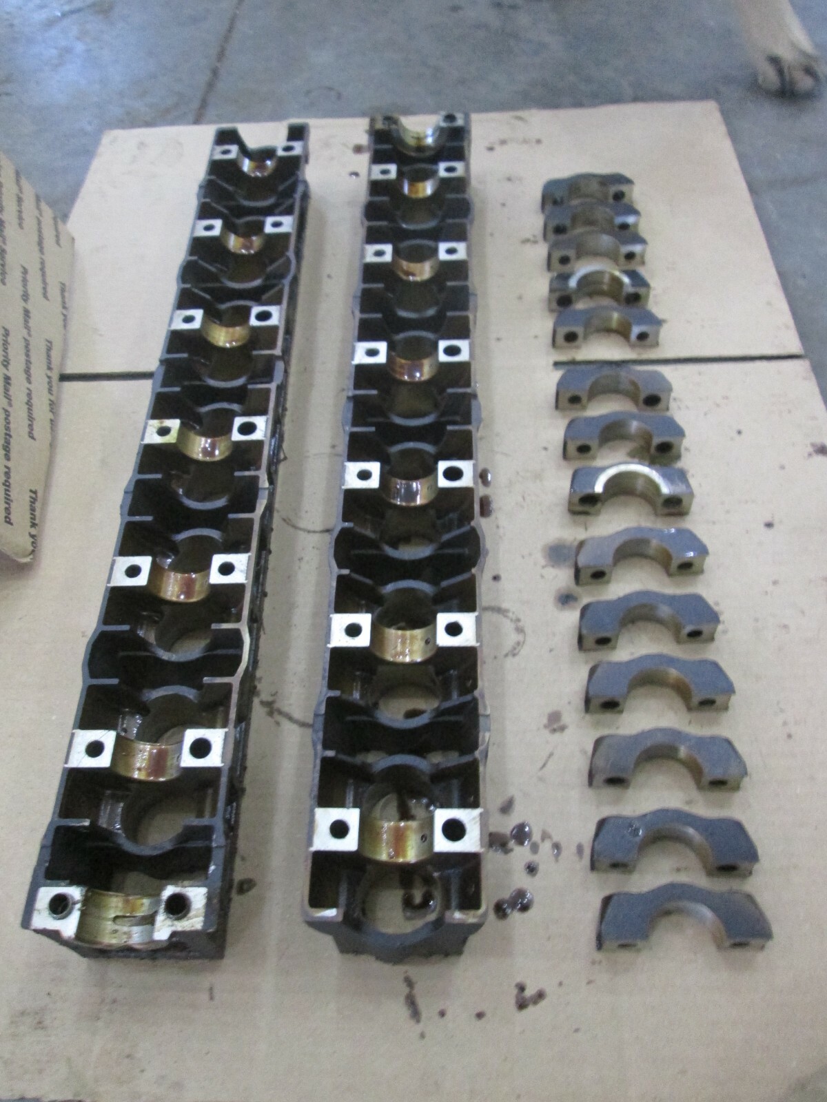 BMW 325i 325 2002 02 camshaft bearing ledges caps engine motor eBay