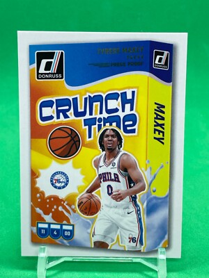 2024-25 Panini Donruss Crunch Time Press Proof -Tyrese Maxey