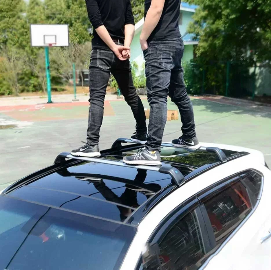 2PCS Adjustable Crossbar Roof Rack Rails LockableFits for Nissan Kicks 2024 2025 - Image 3 of 4