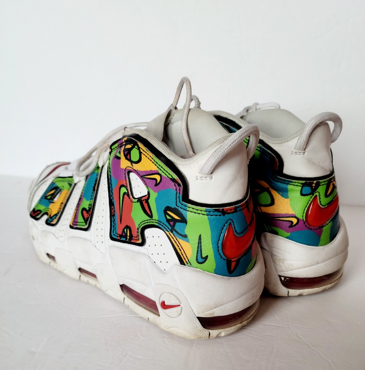 新品未使用　Nike Air More Uptempo PS 【19cm】 NIKE AIR MORE UPTEMPO (PS) WHITE-VARSITY RED SZ 11c [DJ5989