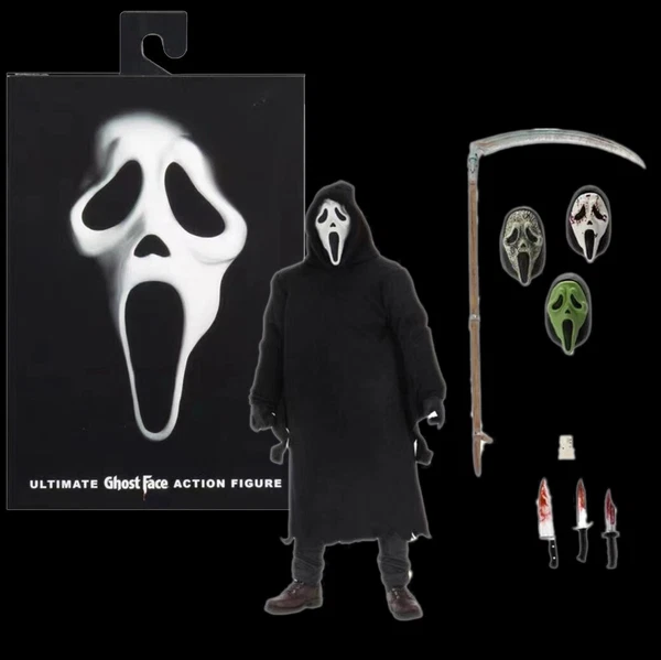 Ghostface Ultimate 7" Scream Movie Action Figure Model Ghost Face Collection Toy