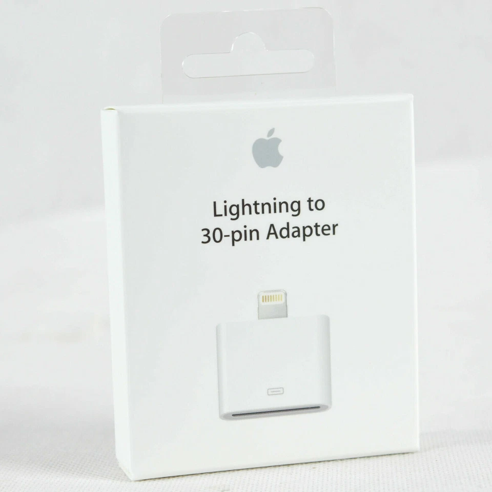 Original Apple Lightning auf 30-pin 30-polig Adapter MD823ZM/A Iphone Ipod