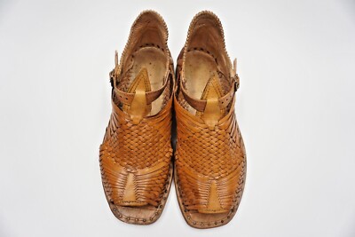 HUARACHES CRUZADO DE PALOMA WITH STRAP COLOR BROWN CLEAR RETRO ACME  - MRM29