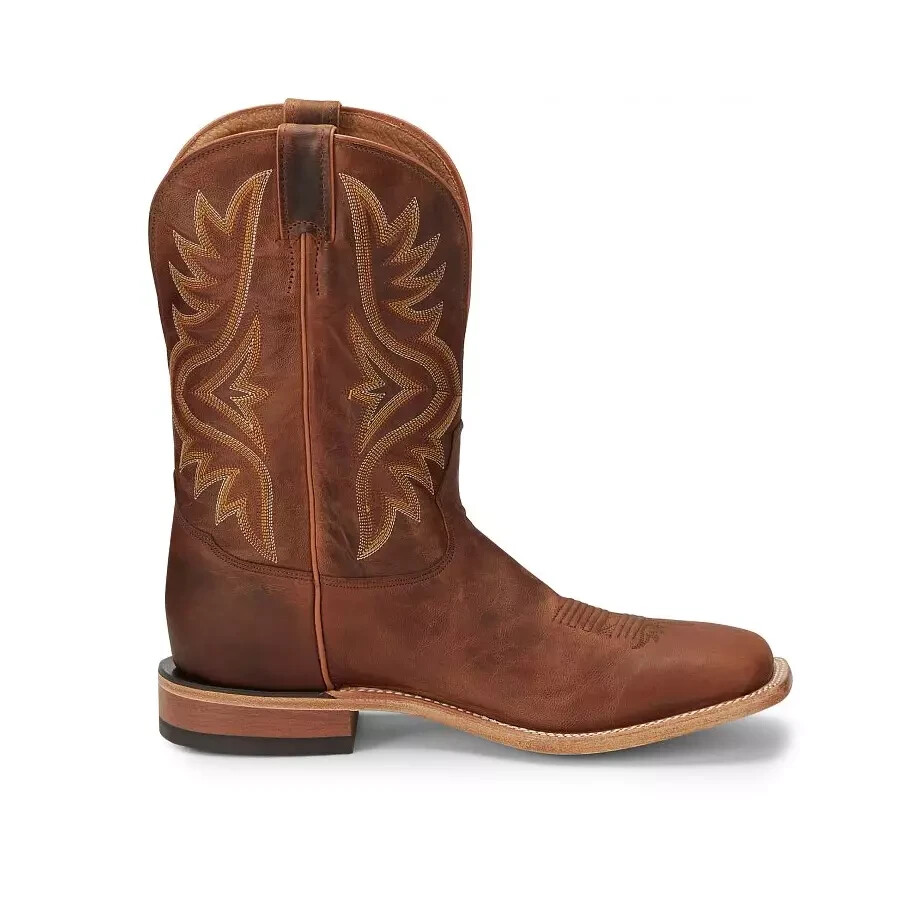 Tony Lama ウエスタンブーツ ブラック/ブラウン トニーラマ ウェスタンブーツ 7 1/2 ブラック ブラウン ロング小鳥の巣