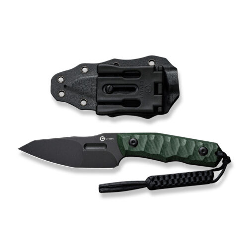 Civivi Propugnator Fixed Blade Knife Green Canvas Micarta Handle D2 C23002-2 - Picture 1 of 8